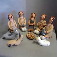 A nativity set