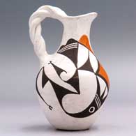 A polychrome pitcher by Eva Histia