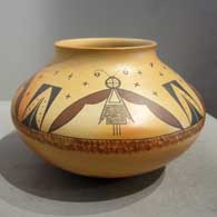 Sikyatki-style jar by Hopi potter Karen Abeita