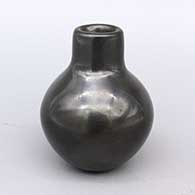 Small polished black jar
 by Linda Tafoya of Santa Clara