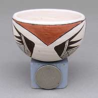 Miniature bowl with a geometric design
 by Priscilla Namingha of Hopi