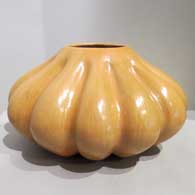 Tan melon jar
 by Alton Komalestewa of Hopi