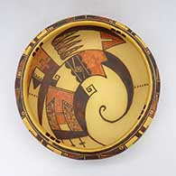 Polychrome bowl with geometric design
 by Michael Hawley of NonPueblo