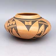 Polychrome jar with geometric design
 by Garnet Pavatea of Hopi