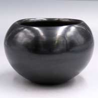 Plain polished black bowl
 by Unknown of Santa Clara