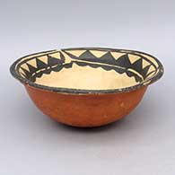 Polychrome bowl with geometric design
 by Unknown of Cochiti