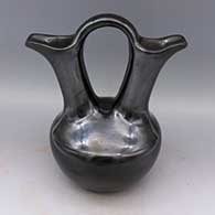 Polished black wedding vase
 by Rose Gonzales of San Ildefonso