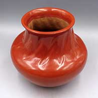 Red jar with flared rim
 by Sharon Naranjo Garcia of Santa Clara