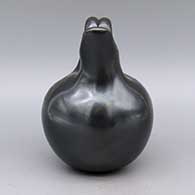 Black on black wedding vase with geometric design, click or tap to see a larger version