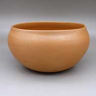 Micaceous gold bowl
 by Clarence Cruz of Ohkay Owingeh