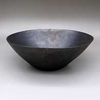 Large micaceous black bowl
 by Angie Yazzie of Taos
