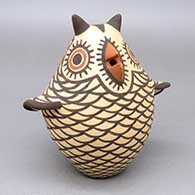 Polychrome owl figure
 by Carlos Laate of Zuni