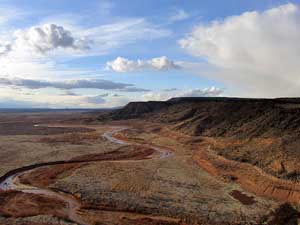 The Jemez River on Santa Ana Pueblo