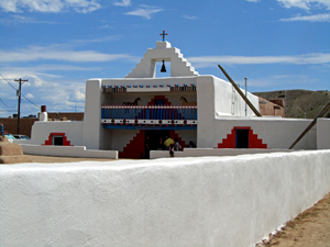 The Mission Church at Santo Domingo Pueblo