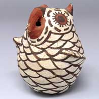 A classic polychrome Zuni owl figure