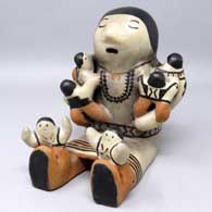 A classic grandmother Cochiti storyteller figure