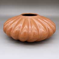 Red melon jar with 20 ribs
 by Alton Komalestewa of Hopi