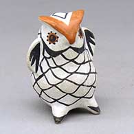 A small polychrome owl figure
 by Unknown of Acoma