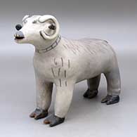 A polychrome bighorn ram effigy
 by Unknown of Cochiti