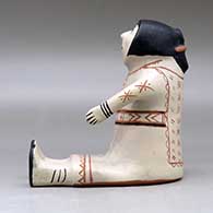 A polychrome sitting Singing Mother figure, click or tap to see a larger version