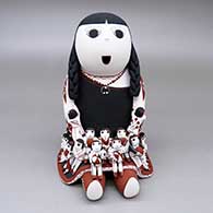 Polychrome storyteller with twenty children
 by Vangie Suina of Cochiti