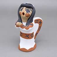 Polychrome Singing Angel figure
 by Felicia Fragua of Jemez