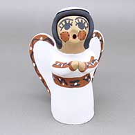 Polychrome Singing Angel figure
 by Anissa Fragua of Jemez