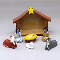 A seven piece Navajo nacimiento
 by Elizabeth Manygoats of Dineh