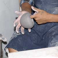 Forming the bowl shape